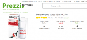 benactiv cerca il miglior prezzo